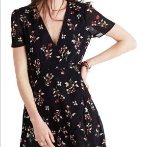 Madewell Posy Floral Ruffle Dress
